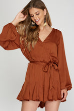 Load image into Gallery viewer, Satin Romper with Sash