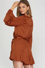 Load image into Gallery viewer, Satin Romper with Sash