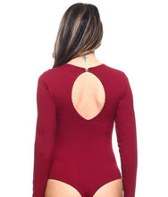 Load image into Gallery viewer, Long Sleeve Open Back Bodysuit