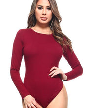 Load image into Gallery viewer, Long Sleeve Open Back Bodysuit