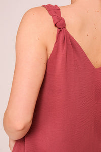 Solid Sleeveless Tank Top