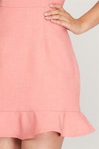 Ruffled Hem Dress