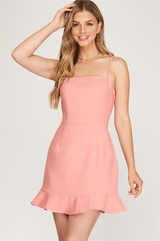 Ruffled Hem Dress  ARABELLA