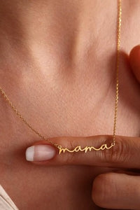 Mama Pendant Necklace