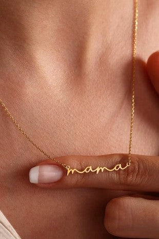 Mama Pendant Necklace
