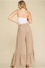 Load image into Gallery viewer, Ruffled Hem Wide Leg Pant
