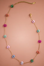 Load image into Gallery viewer, Flower Beaded Necklace
