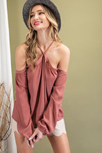 Load image into Gallery viewer, Solid Off the Shoulder Top with Strap Detail
