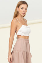 Load image into Gallery viewer, Ruffle Hem Backless Bandeau Top
