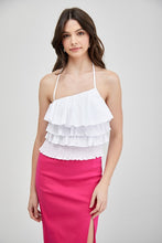 Load image into Gallery viewer, White Ruffle Top
