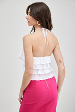 Load image into Gallery viewer, White Ruffle Top
