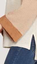 Load image into Gallery viewer, Thermal Knit Color Blocked Top
