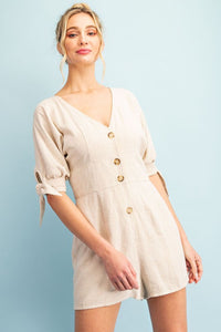 Charli Button Up Romper