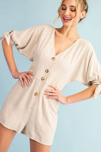 Charli Button Up Romper