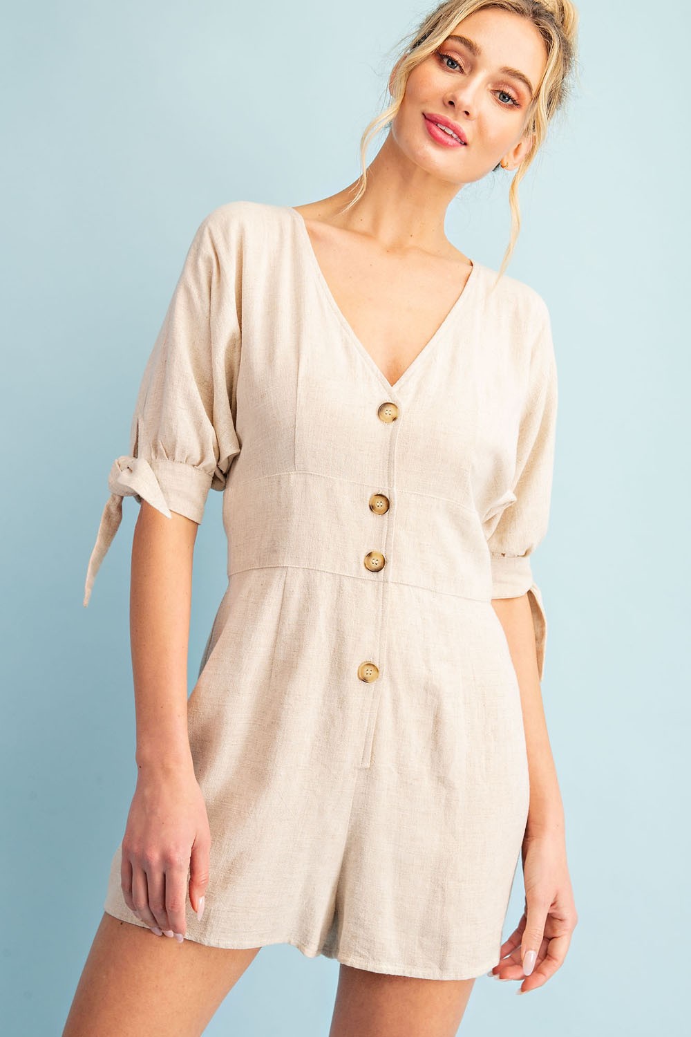 Charli Button Up Romper