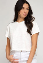 Load image into Gallery viewer, Crew Knit Crop Top
