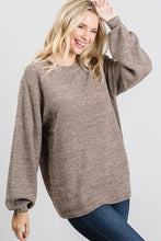 Load image into Gallery viewer, Mocha Knit Sweater
