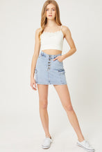 Load image into Gallery viewer, Buttoned Denim Skirt
