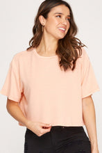 Load image into Gallery viewer, Crew Knit Crop Top
