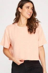 Crew Knit Crop Top