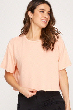 Crew Knit Crop Top