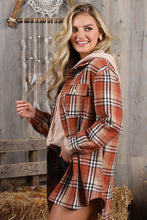 Load image into Gallery viewer, Long Flannel Plaid Jacket
