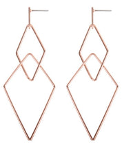 Load image into Gallery viewer, Open Wire Link Earrings
