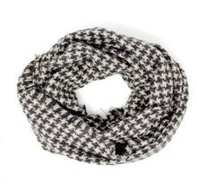 Load image into Gallery viewer, Houndstooth Infinity  Scarf
