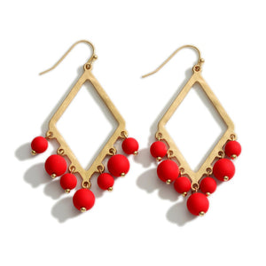 Geometric Beaded Earrings