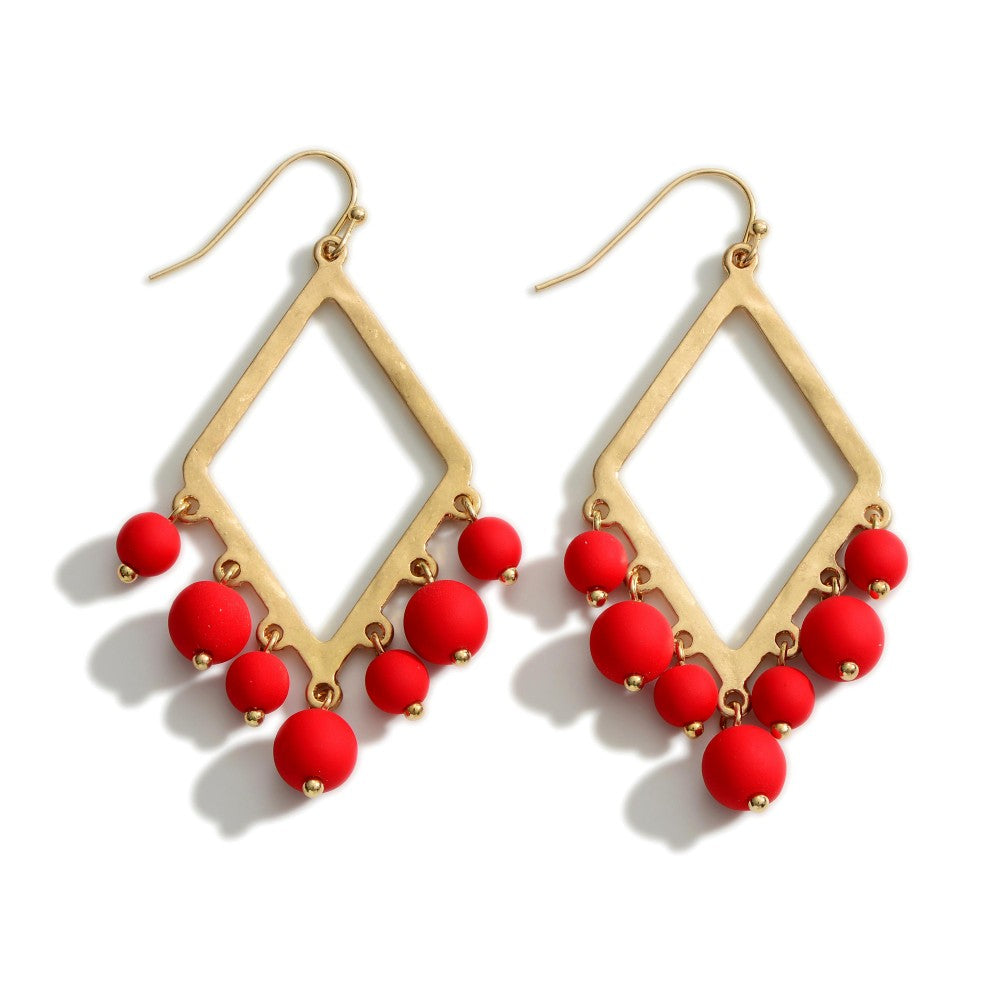 Geometric Beaded Earrings