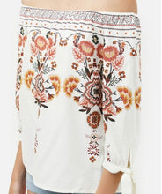 Load image into Gallery viewer, Embroidered Flower Off-Shoulder Top
