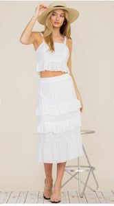 Ruffled Skirt Set