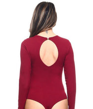 Load image into Gallery viewer, Long Sleeve Open Back Bodysuit
