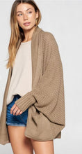 Load image into Gallery viewer, Knit Slouch Cardigan
