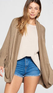 Knit Slouch Cardigan