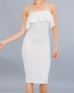 Ruffle Tube Dress
