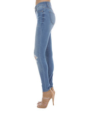 Load image into Gallery viewer, Mid Rise Super Skinny Jean
