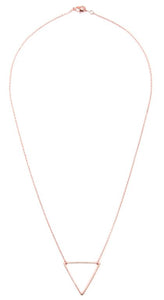 Triangular Pendant Necklace