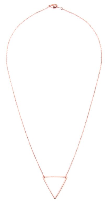 Triangular Pendant Necklace